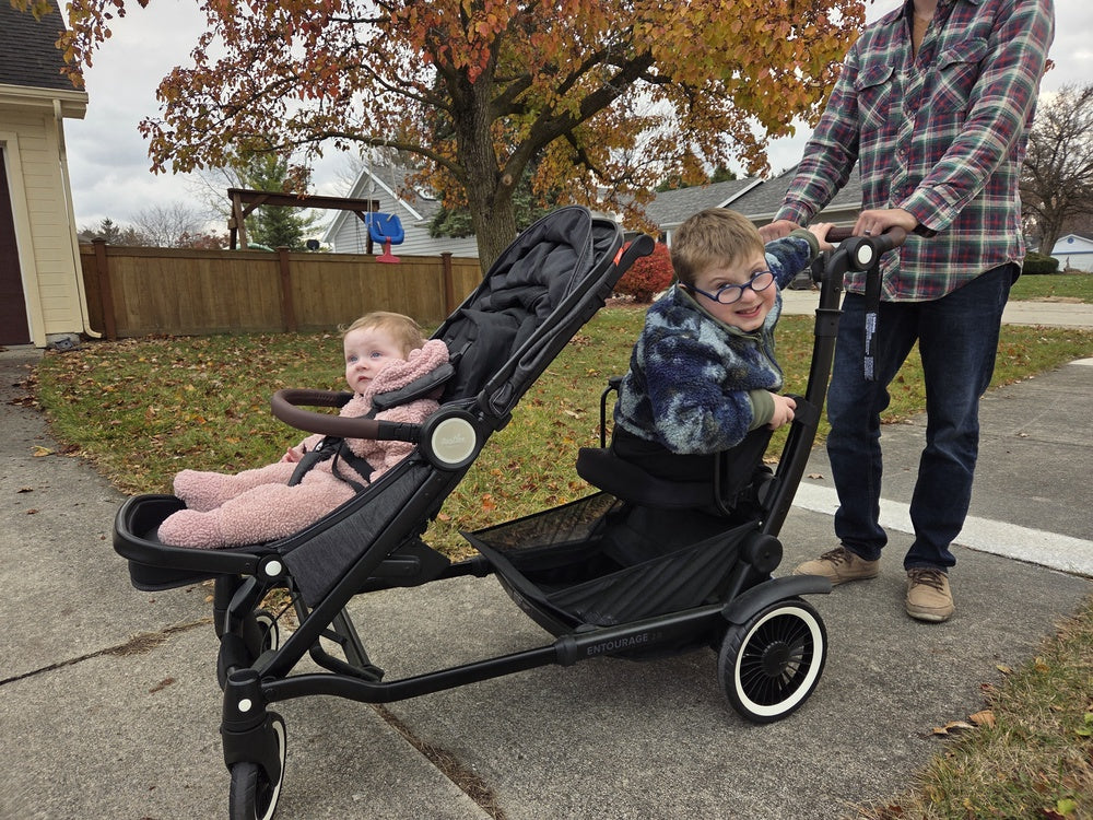 The One Stroller That Finally Works for Both of Our Kids (Spoiler...It's The Austlen Entourage)