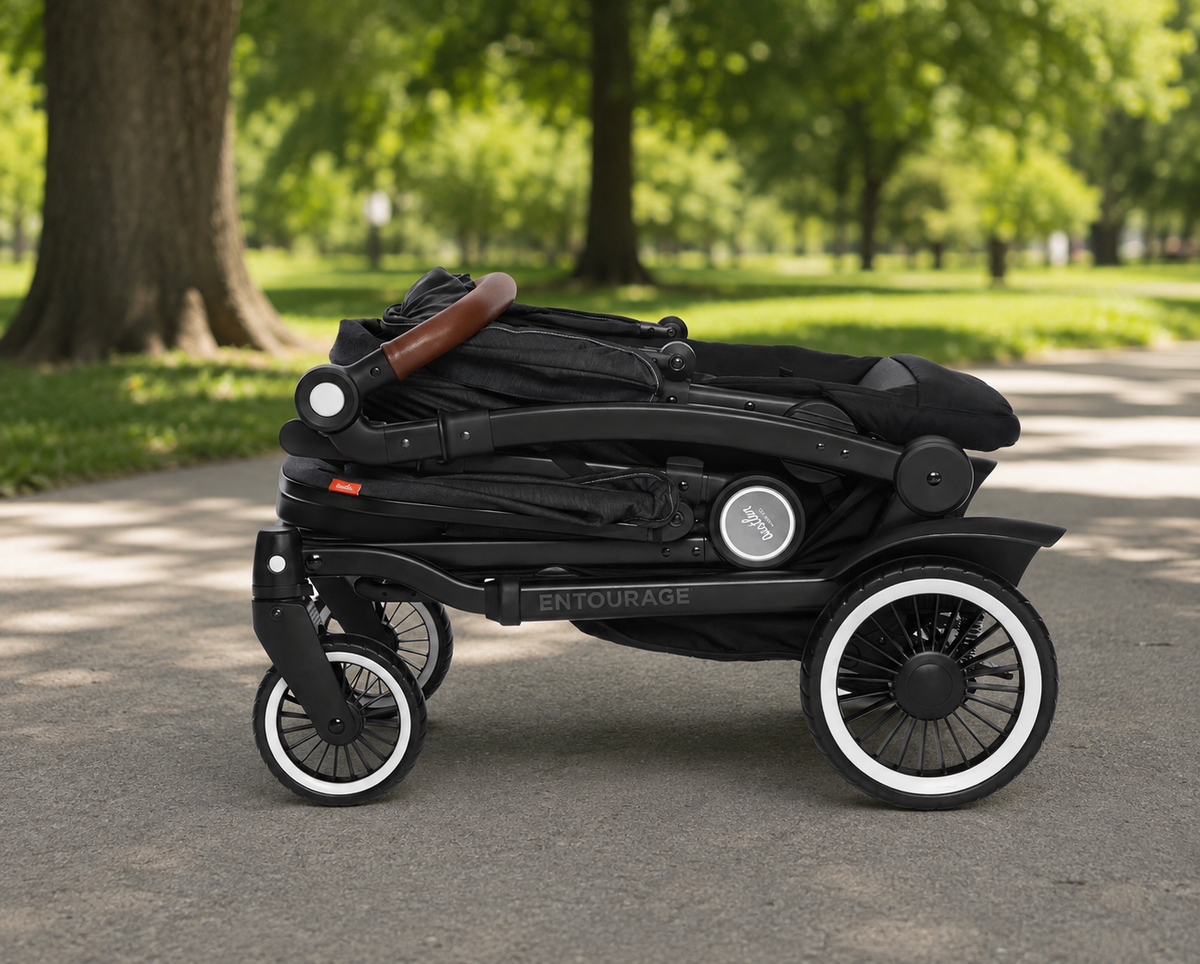What's The Best Double Stroller? Look at How It Folds With Two Seats
