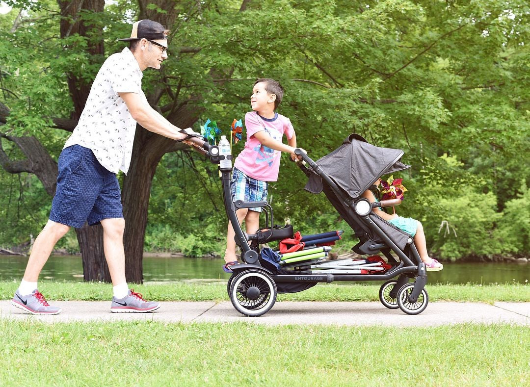 Park Days and Parent Wins: Our Entourage Stroller Adventures. Why The Austlen Entourage Makes Family Park Days Fun Again.